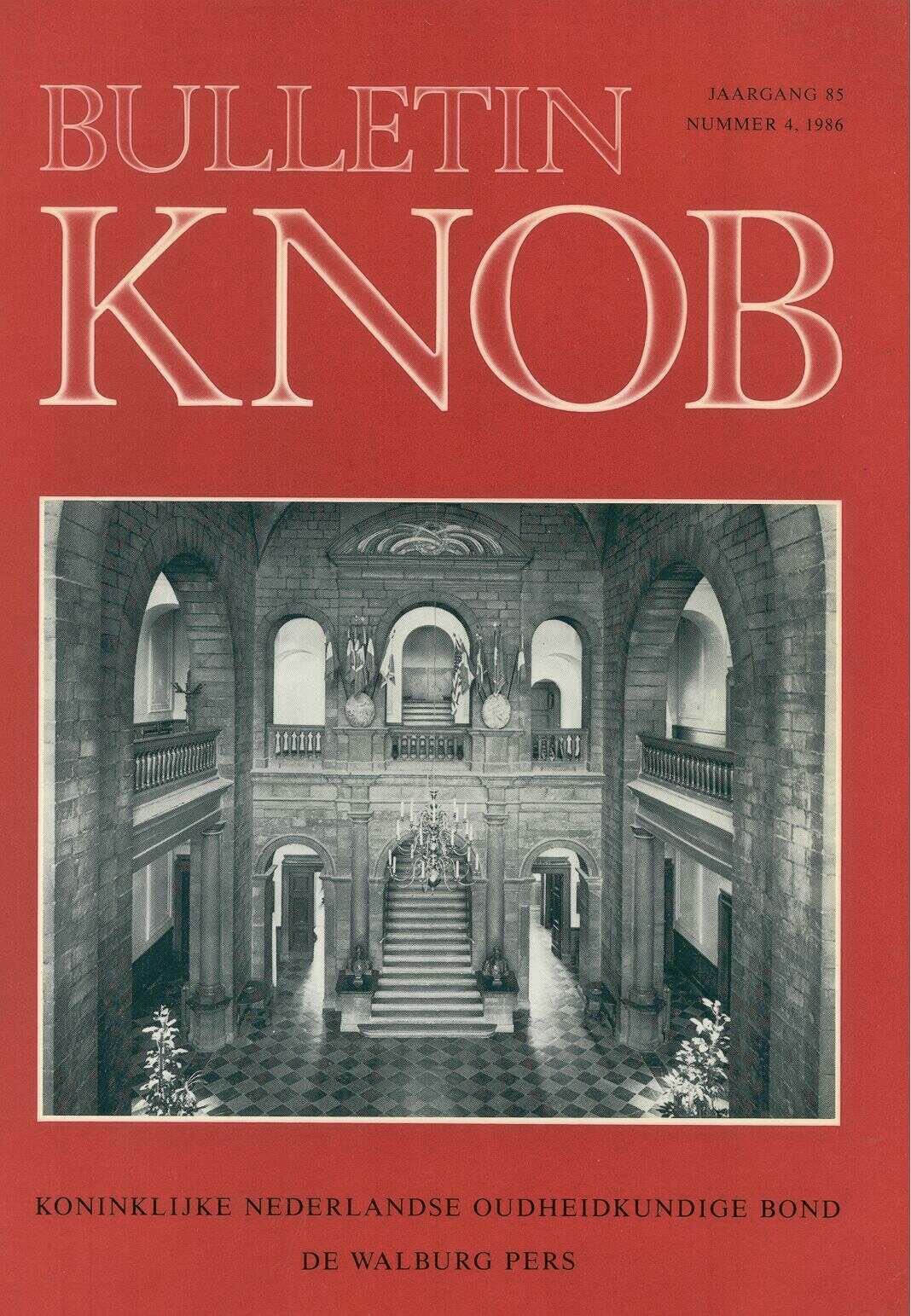 						Toon Bulletin KNOB 85 (1986) 4
					