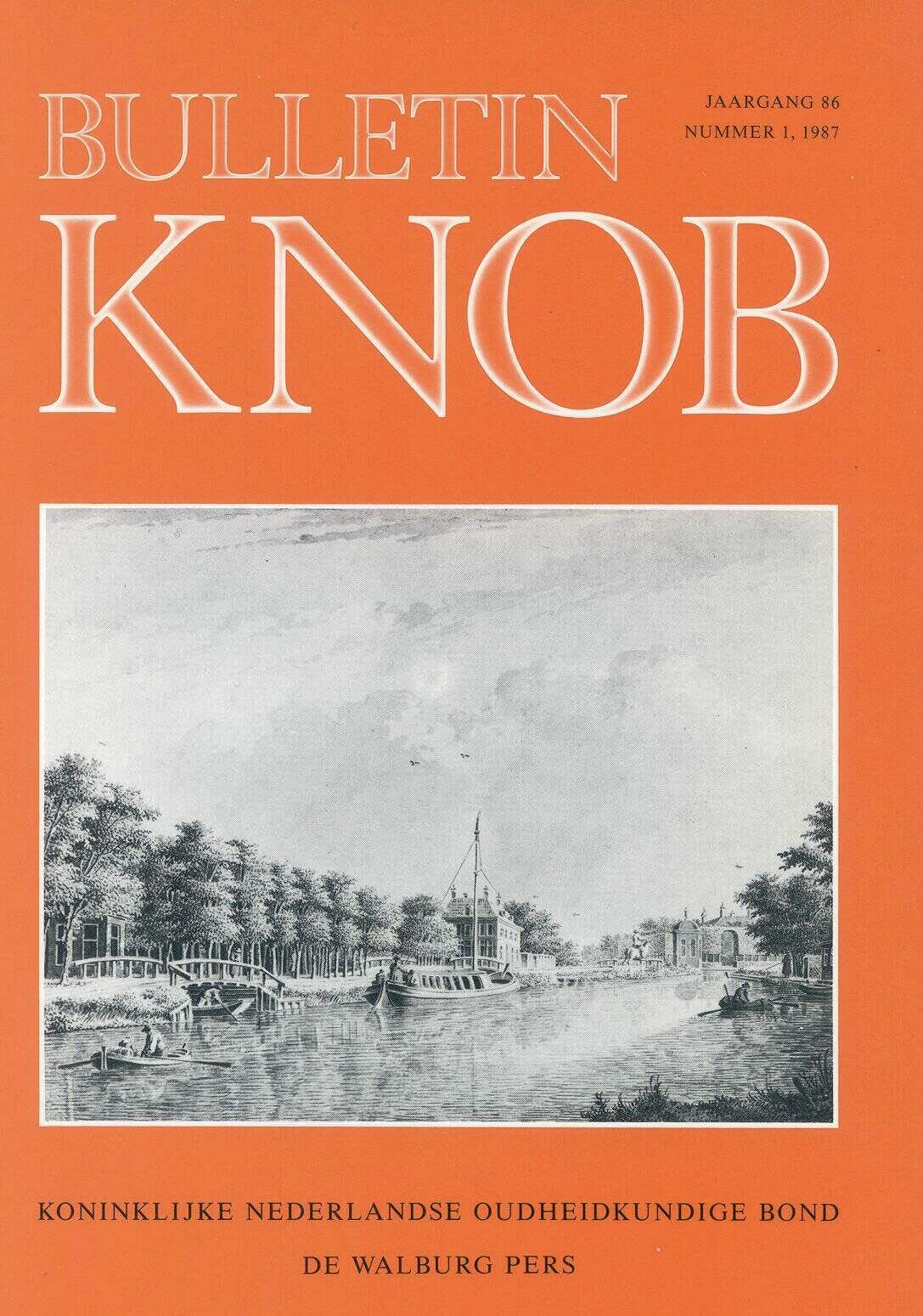 						View Bulletin KNOB 86 (1987) 1
					