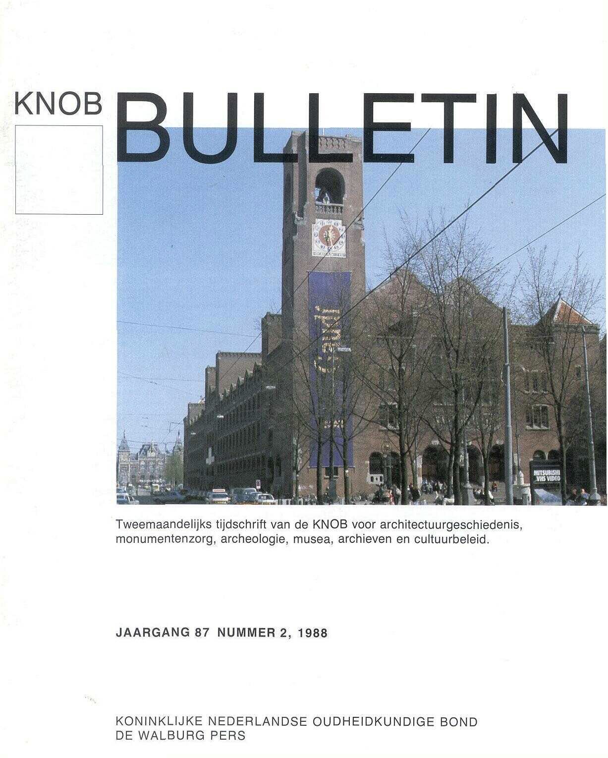 						Toon Bulletin KNOB 87 (1988) 2
					